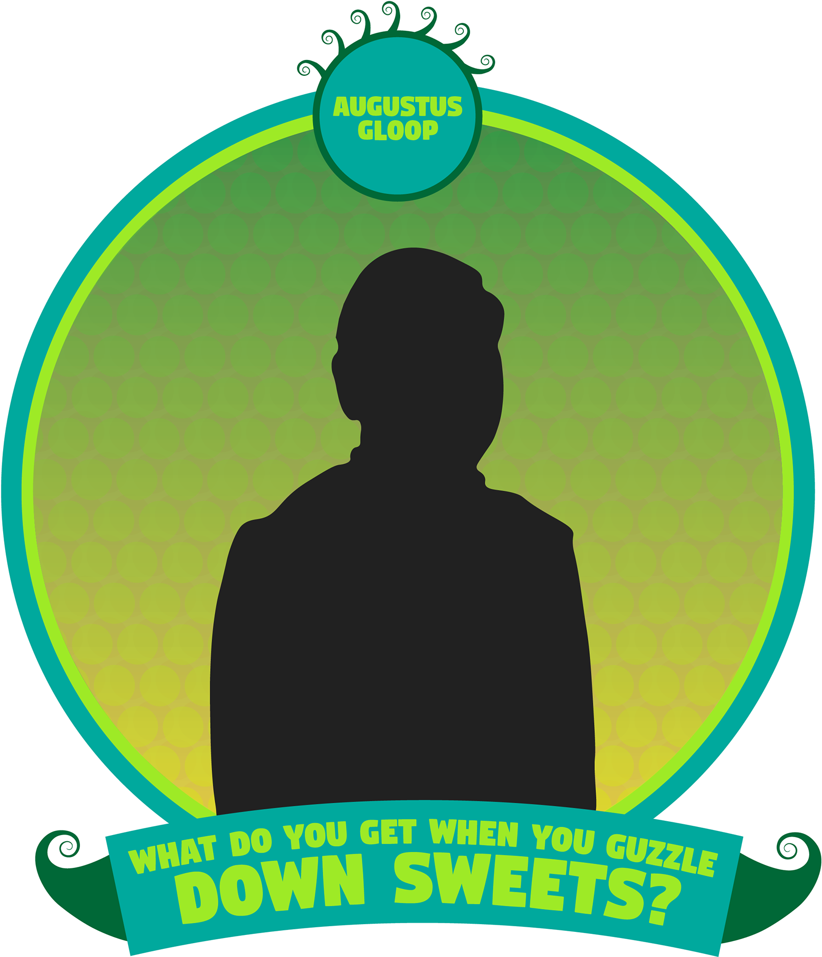 Willy Wonka Graphics - Silhouette (1920x2485)