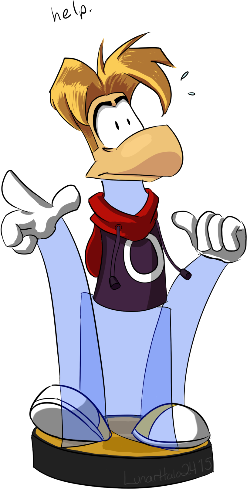 Super Smash Bros - Rayman Amiibo (1024x1668)