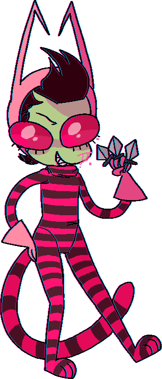 Zim The Invader By Axiimori On - Invader Zim (322x752)