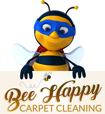 Bee Happy Carpet Cleaning Logo - Garage Tree Holiday Card | Business & Corporate (368x400)