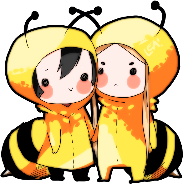 Bees By Leaglem - Bee Chibi (650x670)