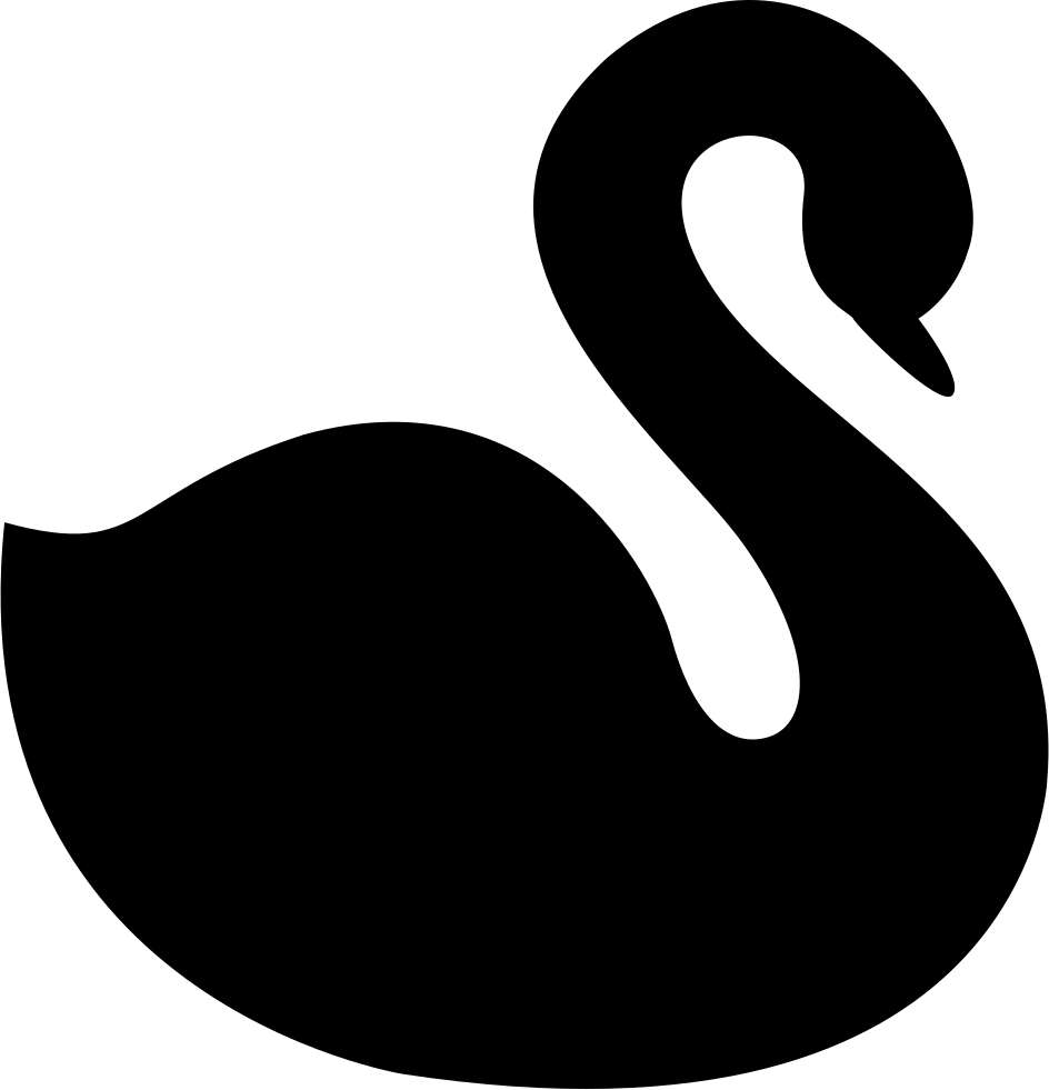 Swan Facing Right Comments - Clip Art Swan (944x981)
