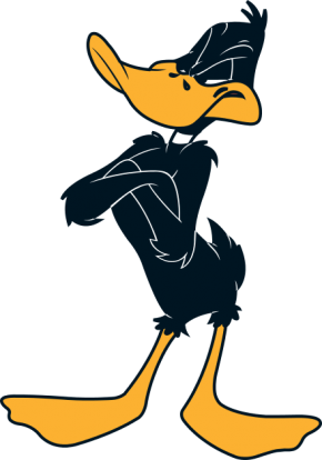 Daffy Duck's First Appearance, In Porky's Duck Hunt - Cartoon Daffy Duck (290x414)