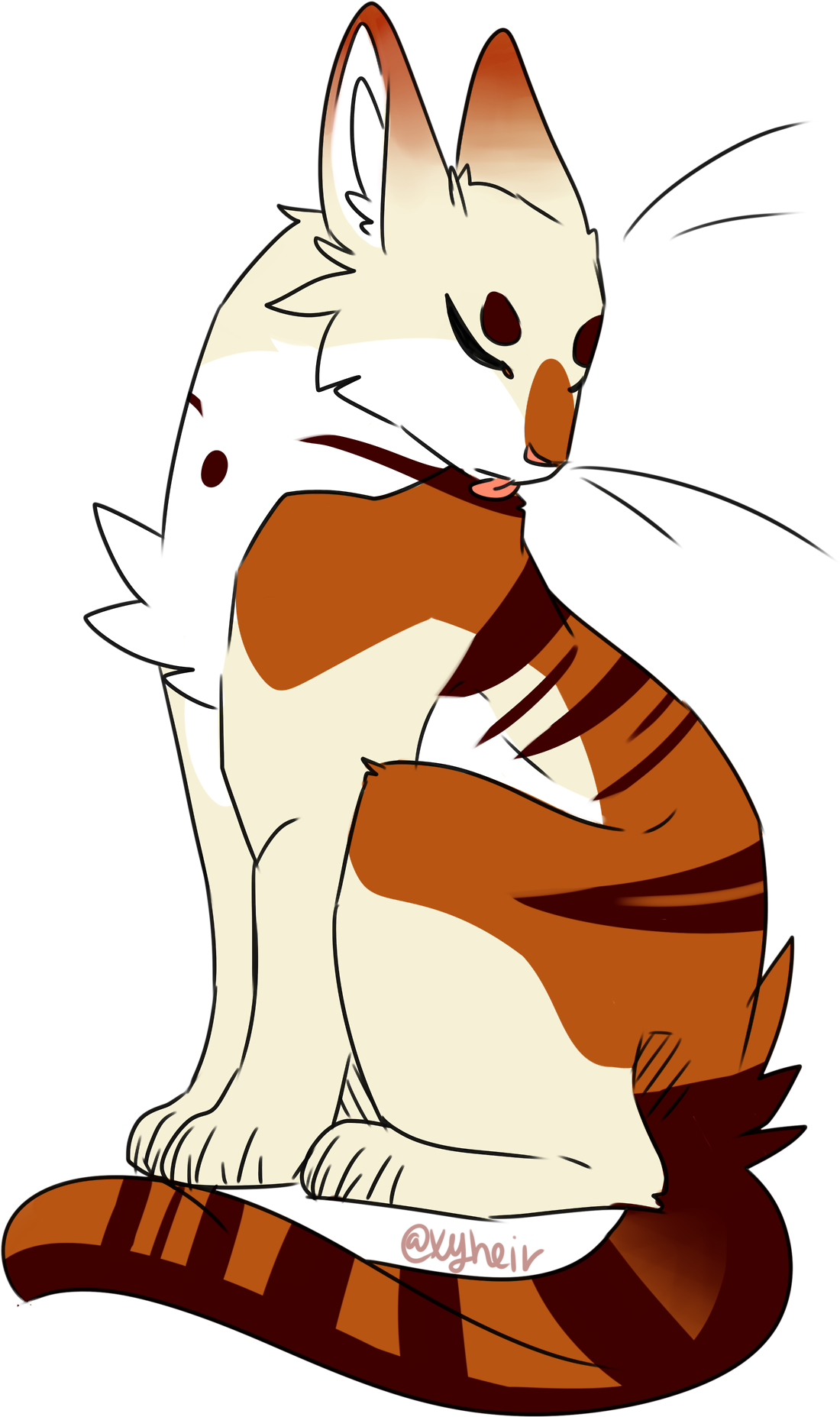 Sorreltail Warrior Cats Warriors Wc Thunderclan Makie - Cat Yawns (1216x1920)
