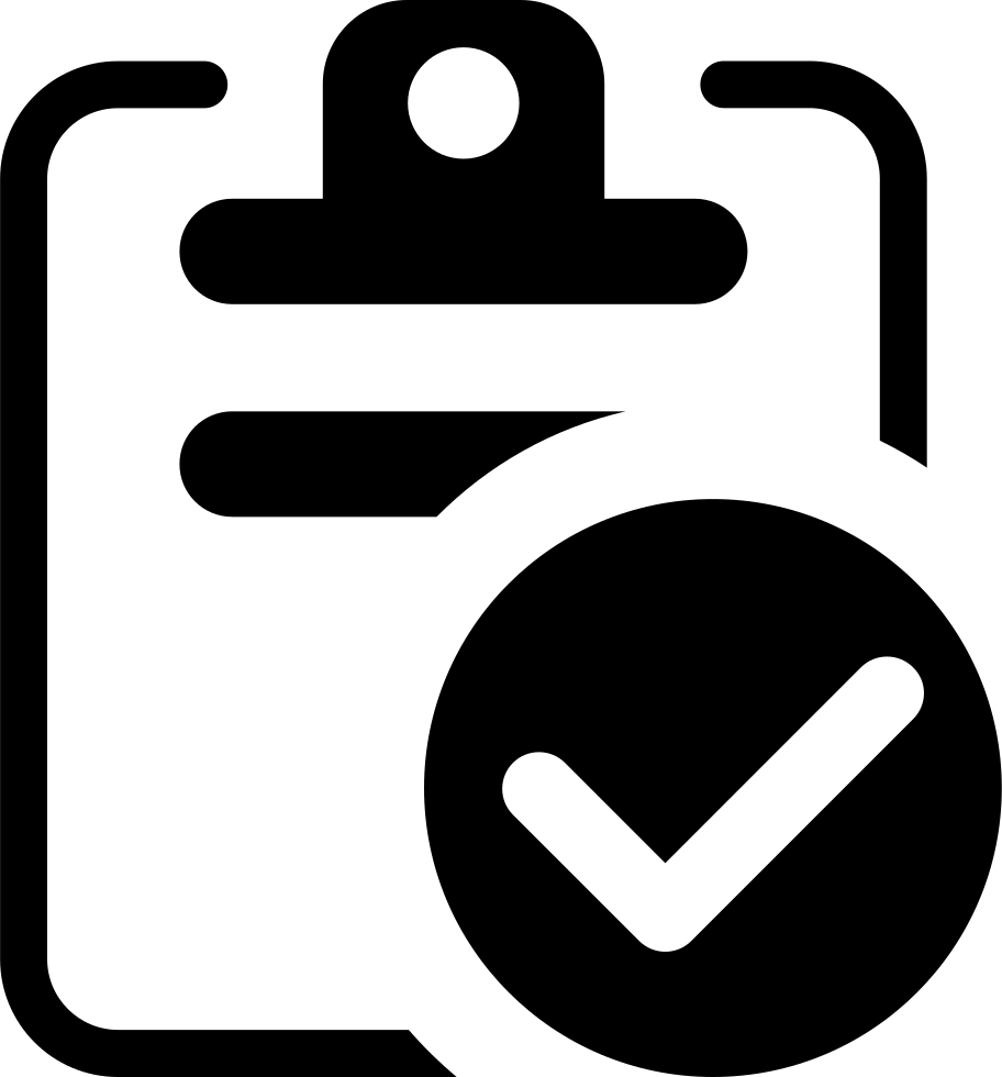 Maintenance List Has Been Audited Svg Png Icon Free - Icon (912x980)