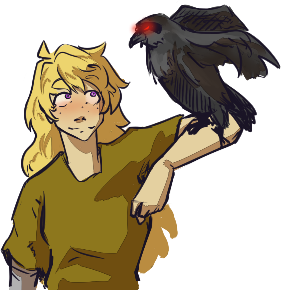 Yang Xiao Long Weiss Schnee Bird Bird Of Prey Vertebrate - Rooster Teeth (1012x1012)