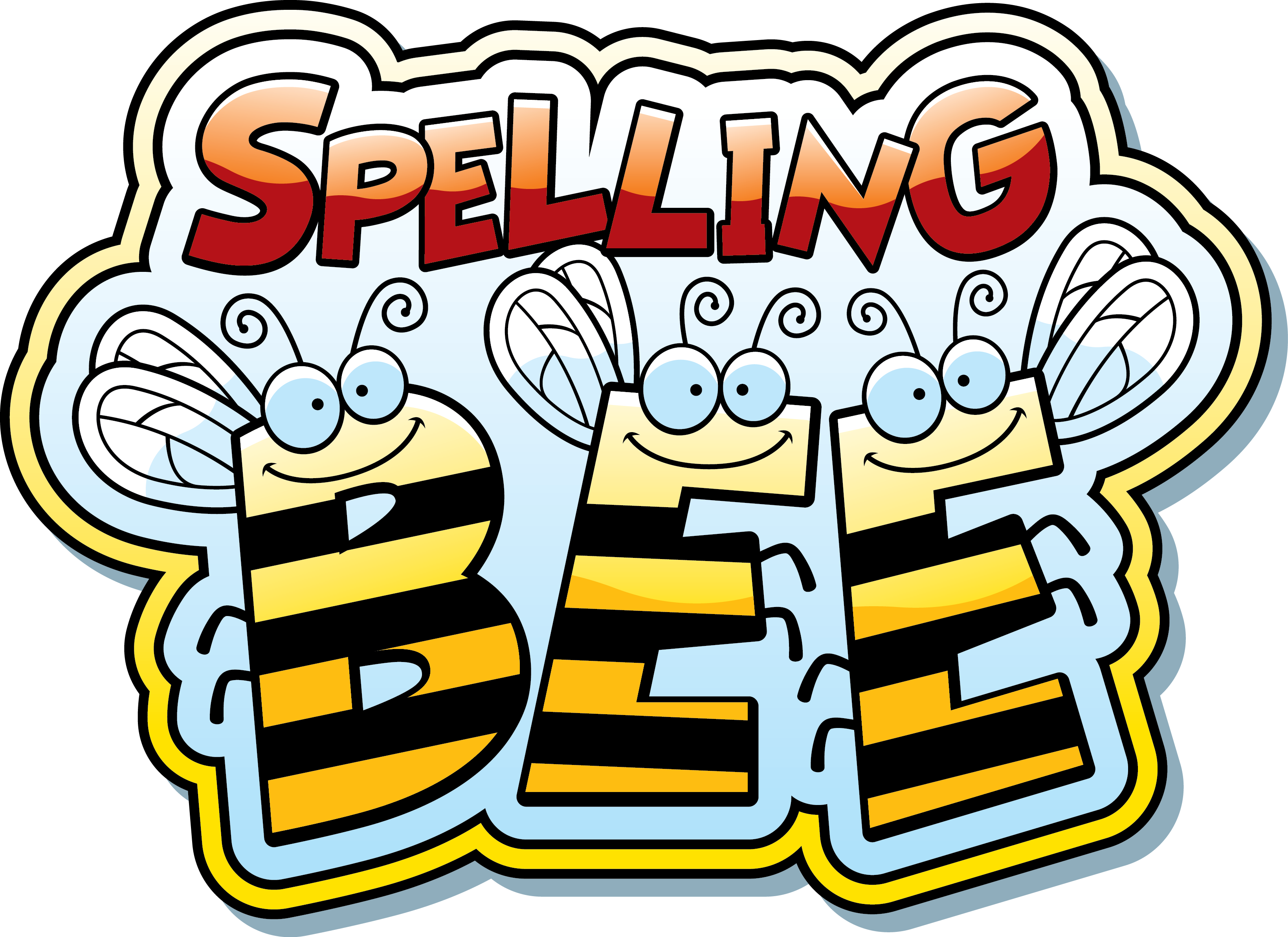 Spelling Bee Clipart Black And White (3278x2385)