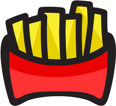 Fast Food, Rapid Food, Fast Foodstuffs, French Fries, - Fries Icon Png (512x512)