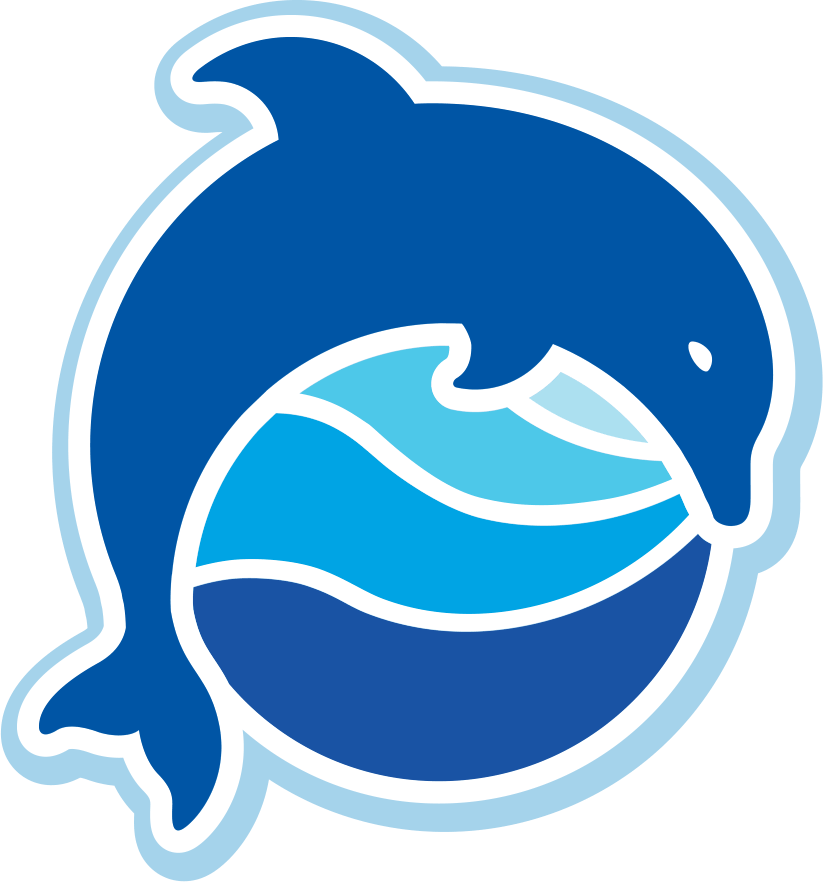 Marine Park Matriarch - Dolphin Show Logo (823x882)