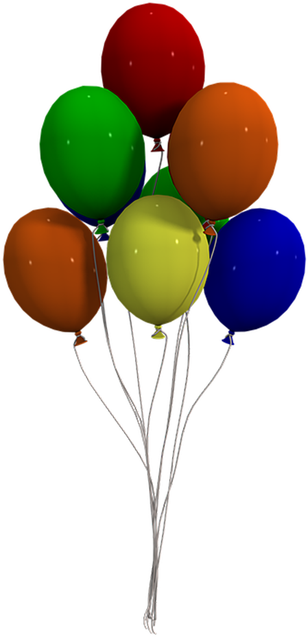 A Great Package Of Helium Balloons, Delivered And Professionally - Balloon (500x968)