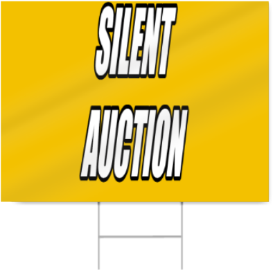 Silent Auction Sign - Poster (450x450)