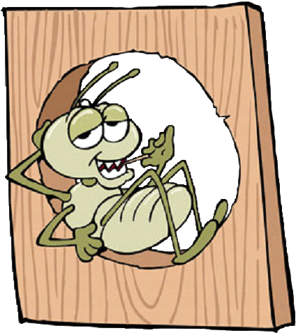 Termite With Toothpick - Termite Kill (445x496)