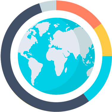 Register Your Domain Name From As Little As N$ 400 - World Flat Design Png (395x395)