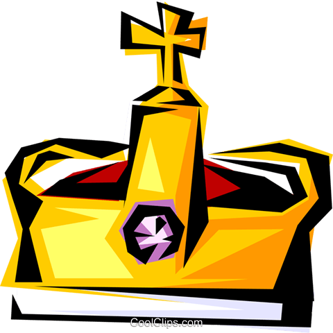 Cool Crown Royalty Free Vector Clip Art Illustration - Crown (480x480)