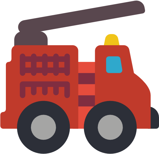 Fire Truck Free Icon - Toy (512x512)