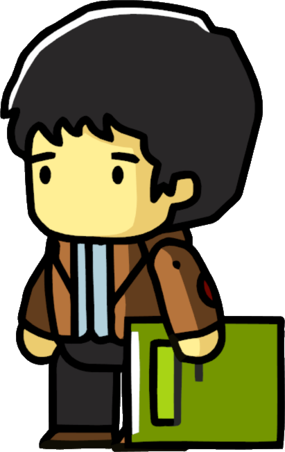 Librarian - Cartoon (411x651)