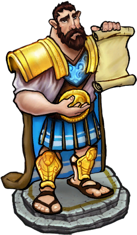 Achilles Clipart Egyptian Soldier - Cartoon (320x512)