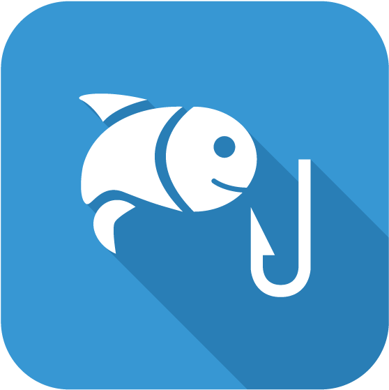 Fishing Logo Icon Rollstuhlfahrer Behindertengerecht - Illustration (595x595)