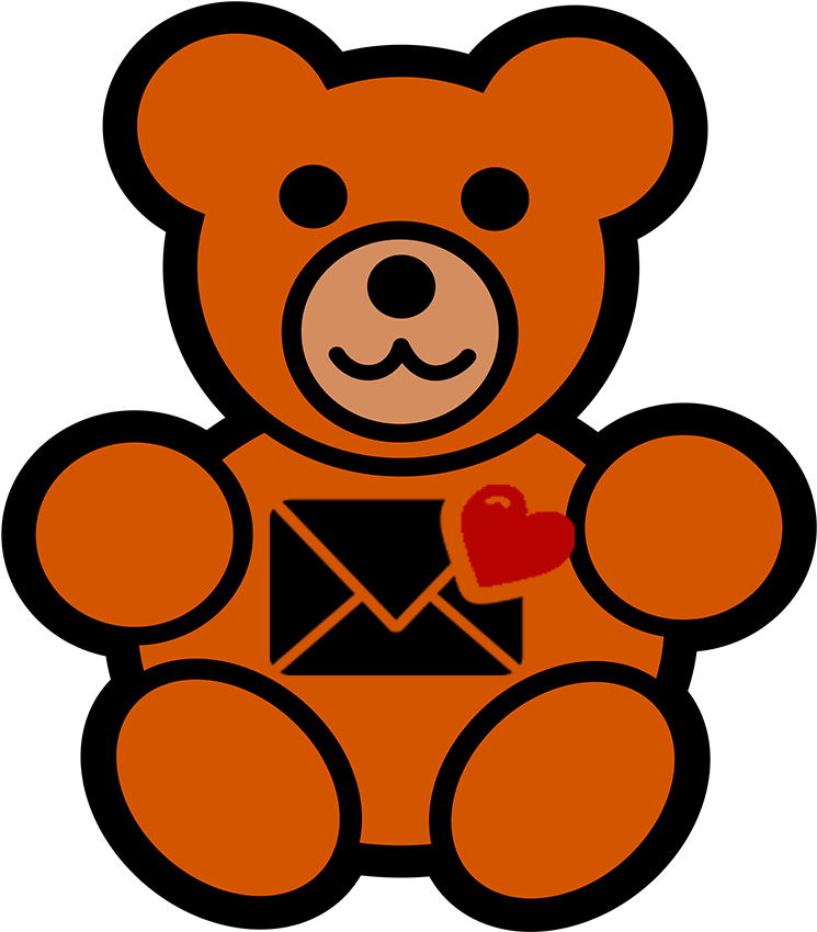 Paper Hug Contact - Draw A Teddy Bear (900x900)