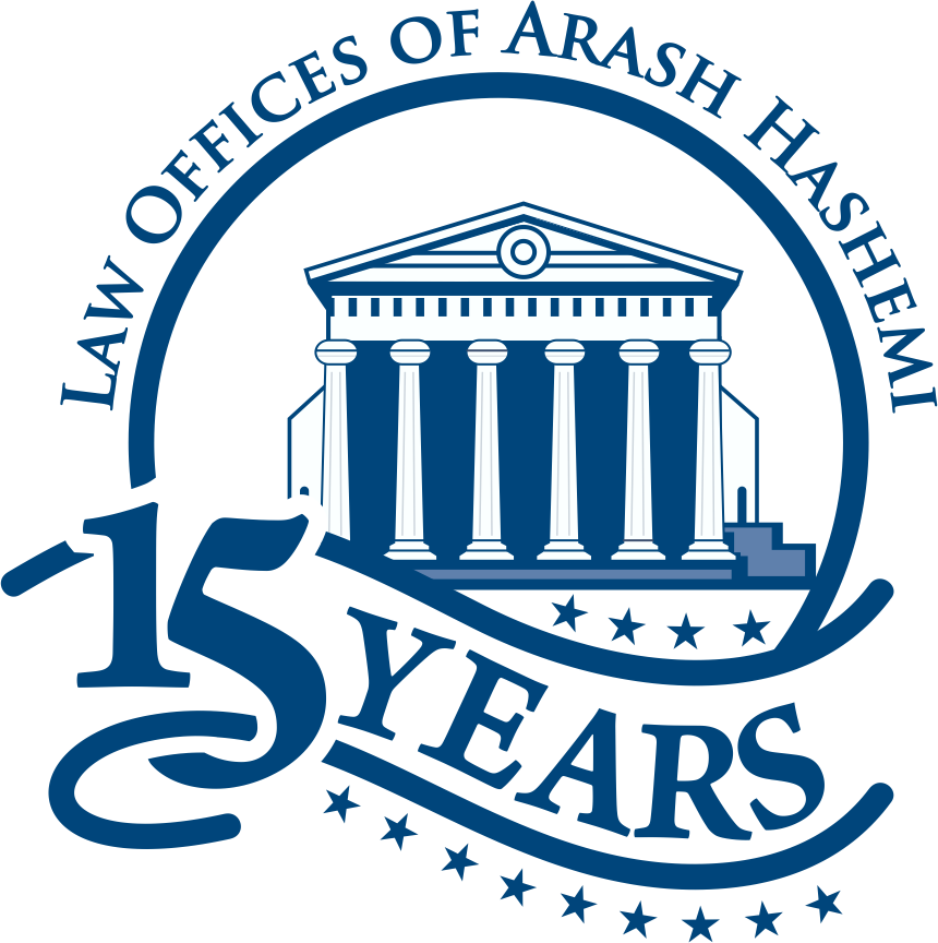 15 Year Anniversary Logo - Law Offices Of Arash Hashemi (860x864)
