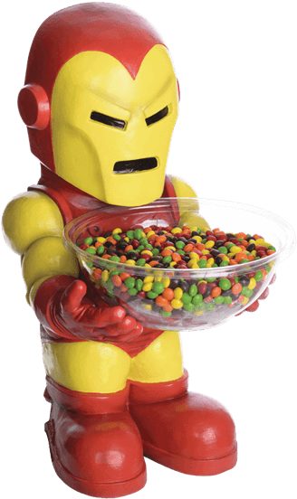 Iron Man Candy Bowl Holder - Porte Bonbon Iron Man (555x555)