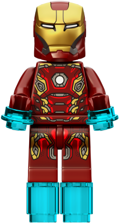 Iron Man Mark 42 Armor - Lego Iron Man Minifigure (458x458)