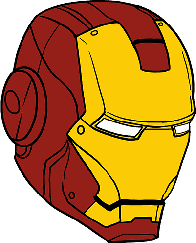 How To Draw Iron Man In A Few Easy Steps - Draw Iron Man Head (678x600)