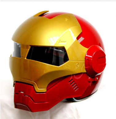 Casco Para Moto De Ironman - Iron Man Motocyly Helmet (680x384)