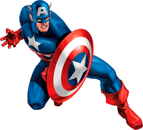 Captain America Iron Man Wall Decal Sticker - Marvel Super Heroes 3d Grandmasters (550x500)