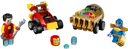 Lego 76072 Iron Man Vs Thanos - Mighty Micro Iron Man Vs Thanos (458x458)