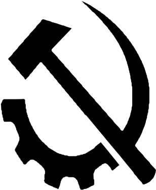 Hammer Sickle Cog Variant 1 By Columbiansfr - National Bolshevism (400x400)