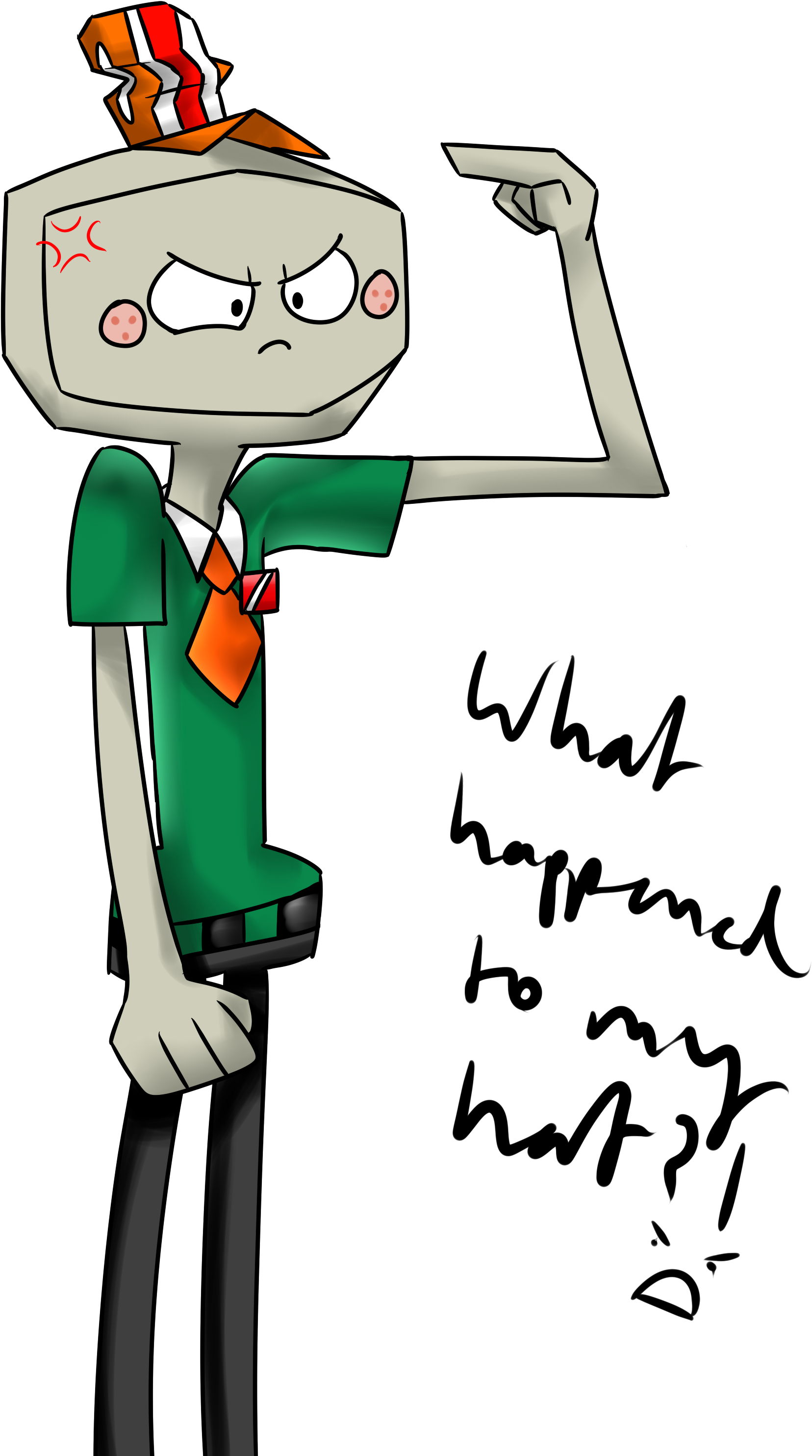 Larry Kun Is Not Happy By Tooni Pi - Cartoon (3000x3000)