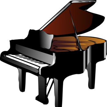 Music Ministry Volunteers Needed - Novelty Piano 12 Edible Stand Up Wafer Paper Cake Toppers (512x512)