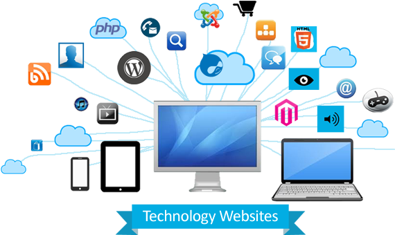 Web Design & Website Development Technology - Technology Websites (569x425)