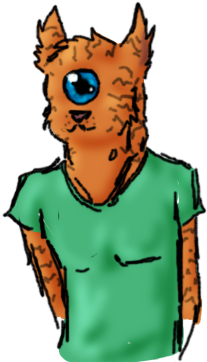 Gimp Drawing By Lonelycard - Cartoon (320x440)