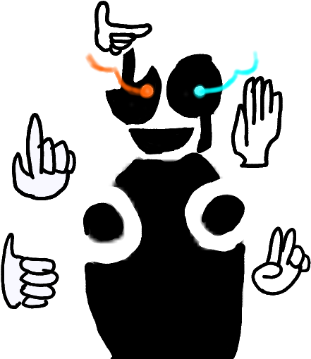 Ding Dong Gaster By Theirishdeviant - Illustration (480x725)