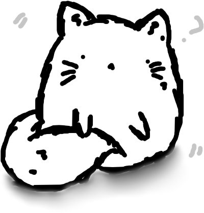 Fluffy Cat By Daintyfox - Drawing (500x520)