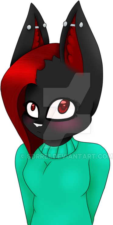 Smol Bean In A Sweater By Sdrre1 - Cartoon (600x750)