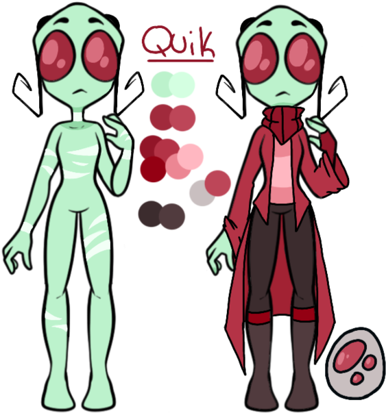 Elite Irken Scientist That Is Easily Distracted By - Cartoon (600x623)