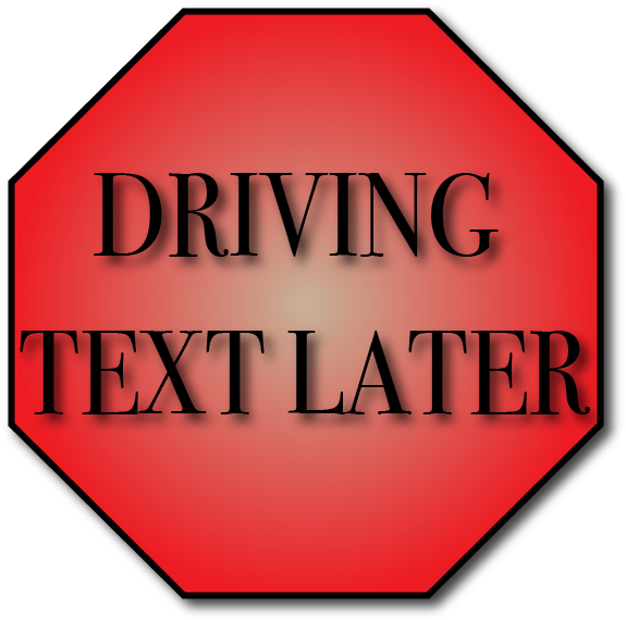 No More "distracted Driving" Messages - Sign (618x618)