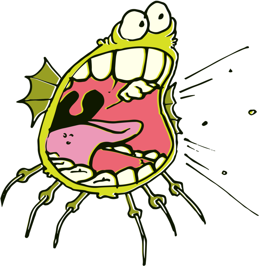 Bug Doogle Screams Skraaaaak By Luke Daab - Cartoon (1024x1024)