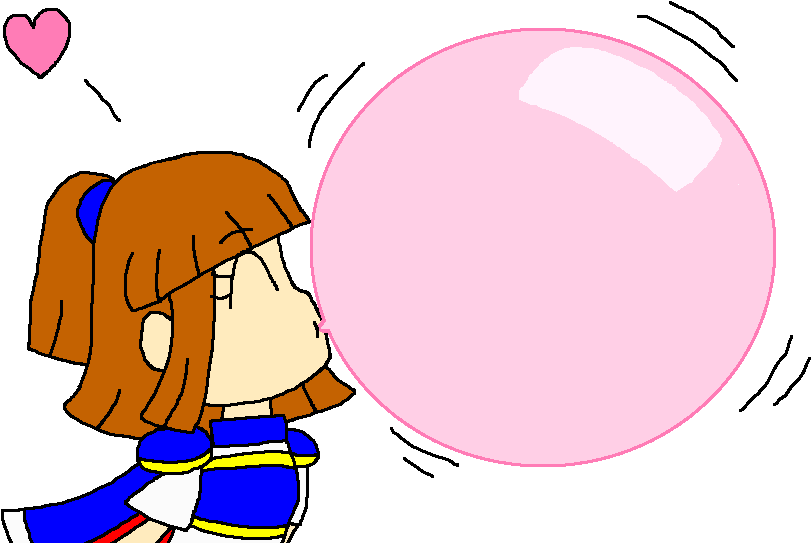 Arle Blows Another Bubble By Pokegirlrules - Cartoon (937x556)