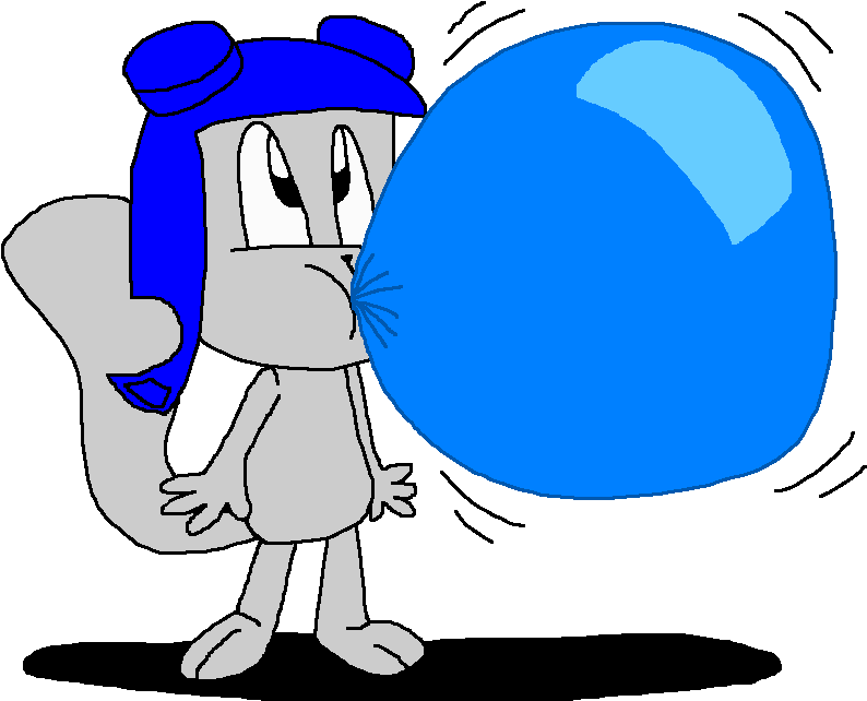 Rocky's Blue Bubble By Pokegirlrules - Cartoon (825x658)