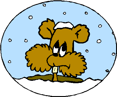 Joey Z Reporting Live From Punxsutawney, Pennsylvania - Punxsutawney Phil Clipart (397x322)