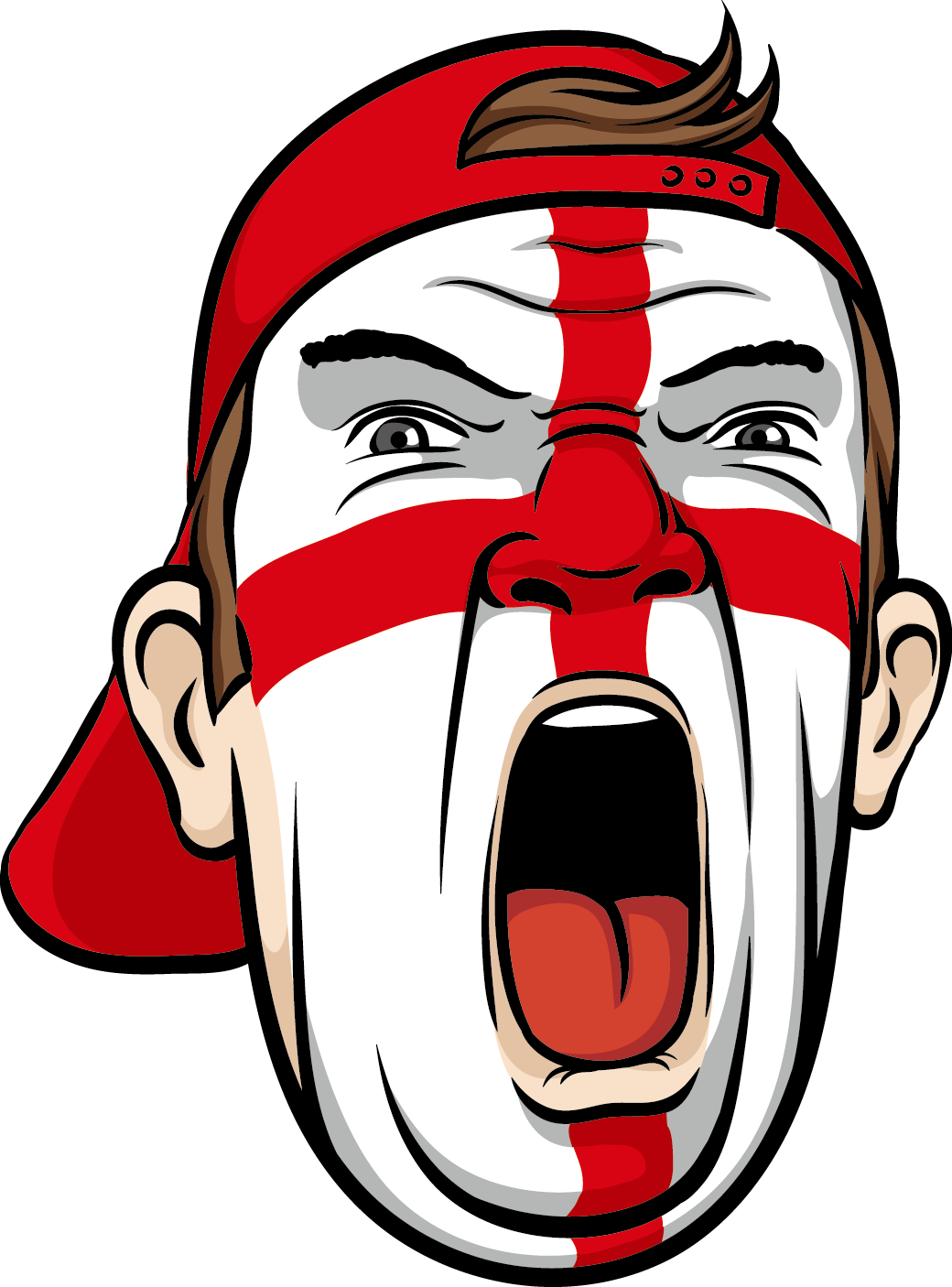 Fan Association Football Culture Royalty-free Clip - Clip Art Suporter (1040x1406)