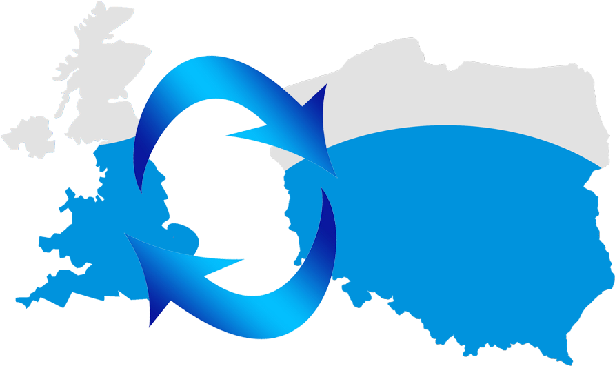 Mapa Busy Z Polski Do Anglii - Poland Shape Black (1084x606)