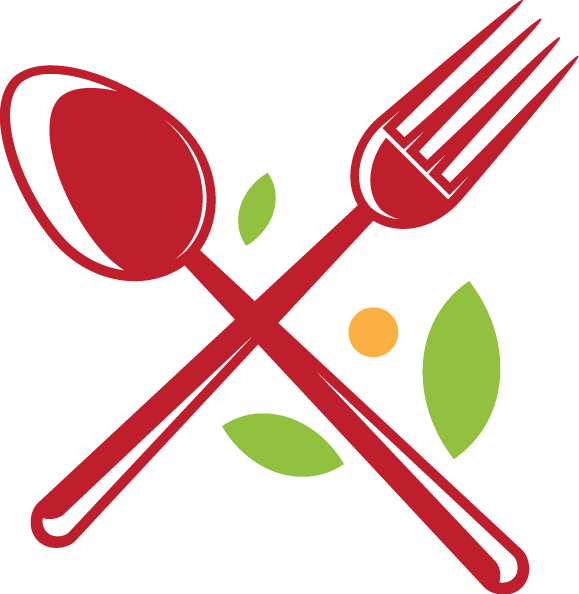 Tablespoon Fork Icon - Fork Spoon Clip Art (579x594)