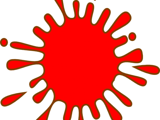 Splatter Clipart Small - Green Paint Splat (640x480)