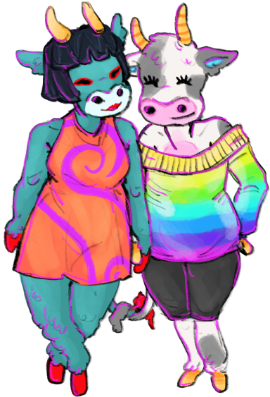 Draw A Cow Or Bull Villager - Cartoon (464x600)