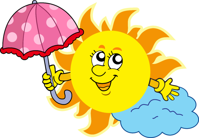 Резултат С Изображение За Солнышко Png - Cute Cartoon Sun (700x484)